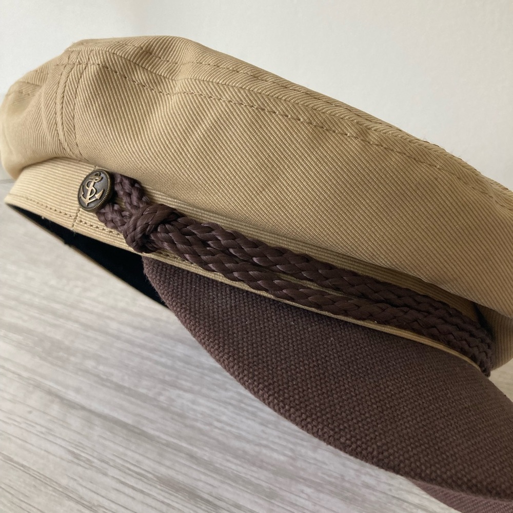 Greek Fisherman’s Cap Brixton Tan and Brown